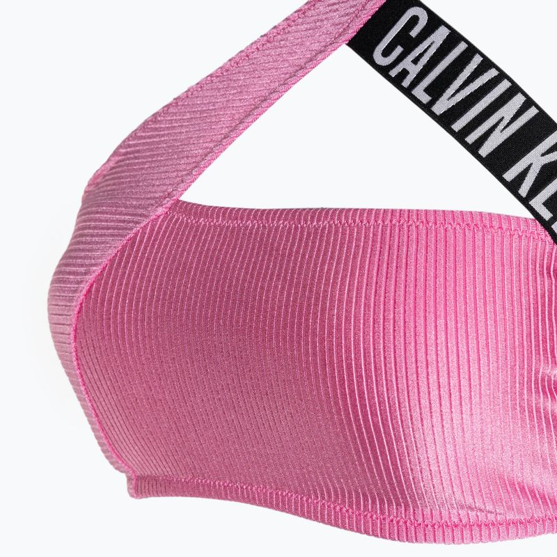 Calvin Klein costume da bagno top Bralette monospalla-RP rosa acceso 3