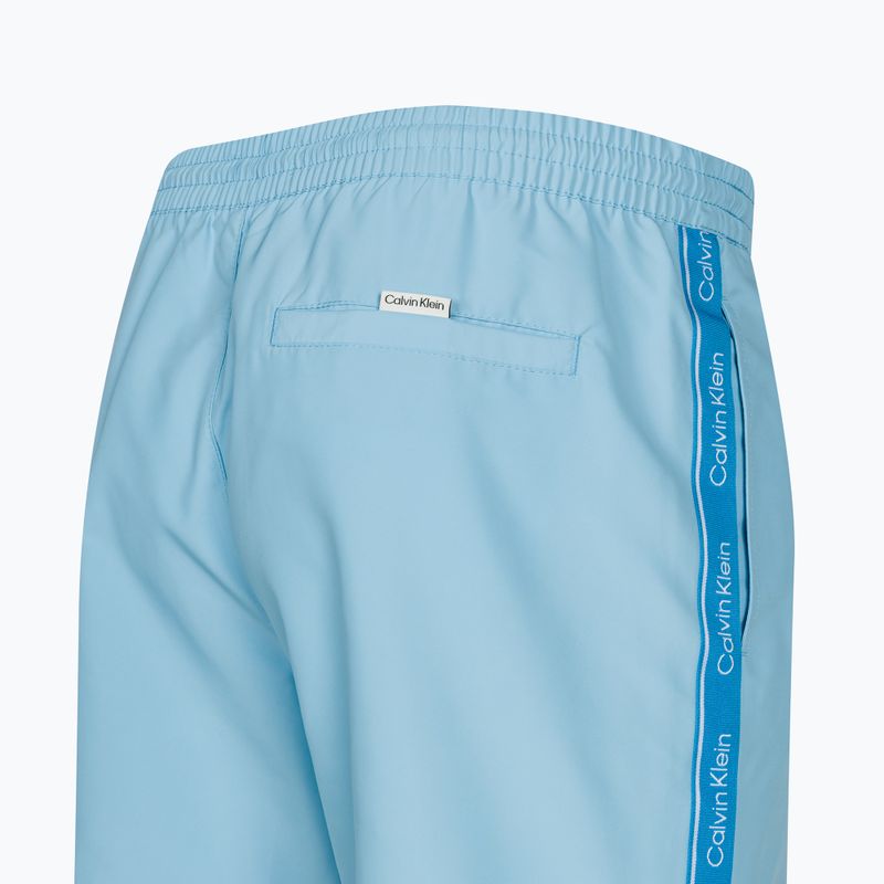 Pantaloncini da bagno Calvin Klein Medium con coulisse da uomo, blu piacevole 4