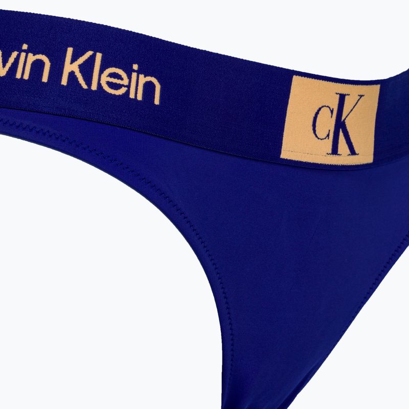 Calvin Klein Perizoma slip costume da bagno mezzanotte laguna 3