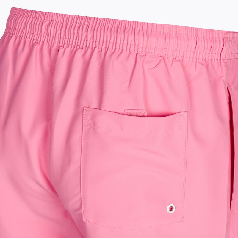Pantaloncini da bagno Calvin Klein Medium con coulisse e grafica da uomo in rosa 4