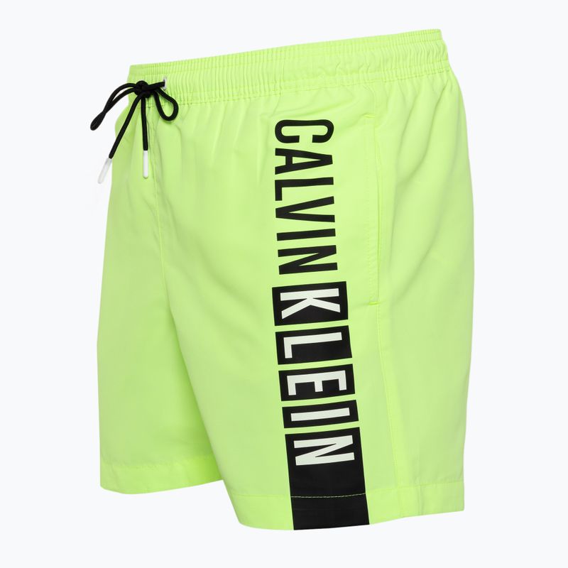 Pantaloncini da bagno Calvin Klein Medium con coulisse e grafica, in bava di seta, per uomo 3