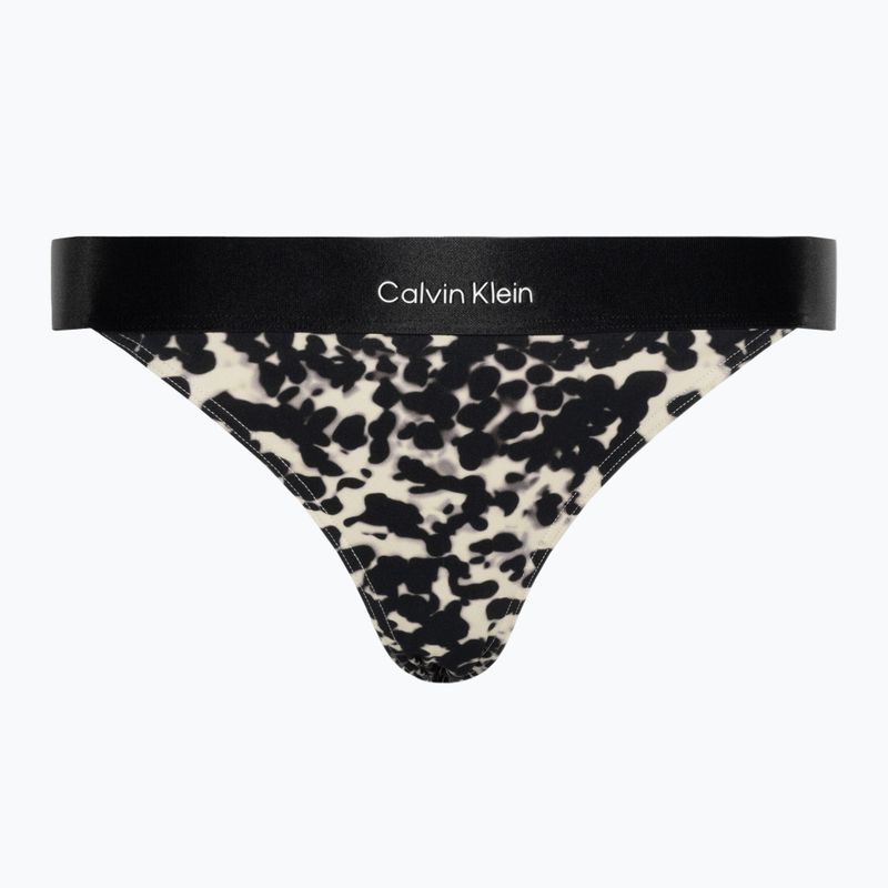 Calvin Klein Bikini Cheeky Slip da bagno con stampa animale sfocata