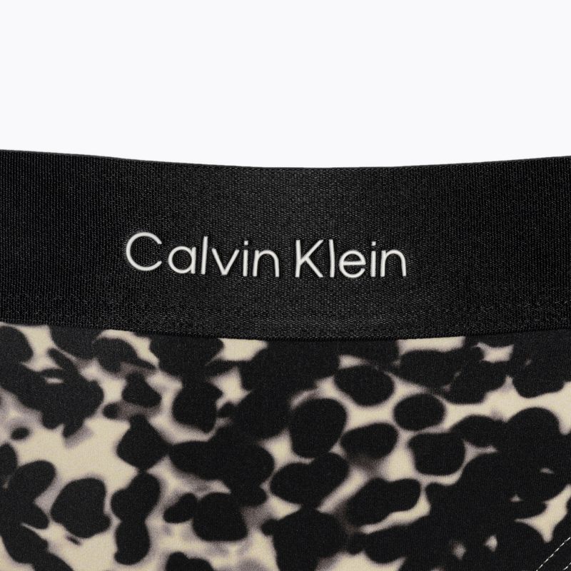 Calvin Klein Bikini Cheeky Slip da bagno con stampa animale sfocata 3
