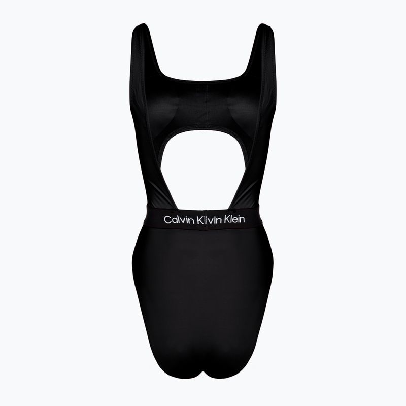 Costume intero da donna Calvin Klein Cut Out One Piece-RP nero 2