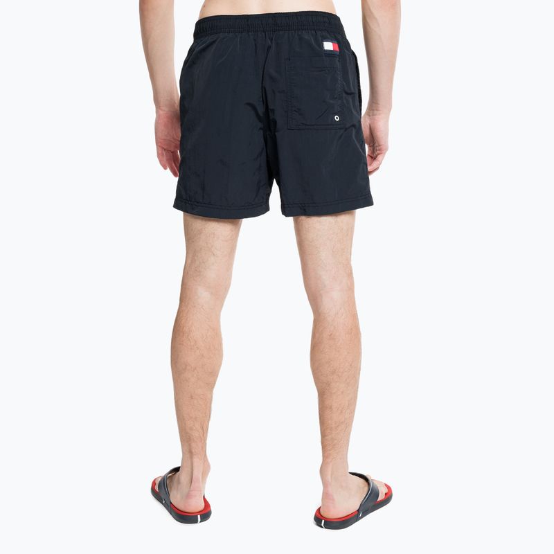 Tommy Hilfiger Uomo Sf Medium Pantaloncini da bagno con coulisse blu 6
