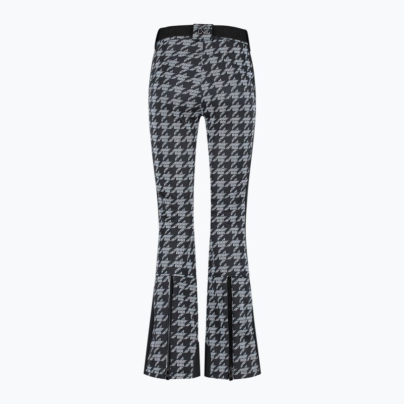 Pantaloni da sci Nikkie Grace donna con logo a contrasto nero 2