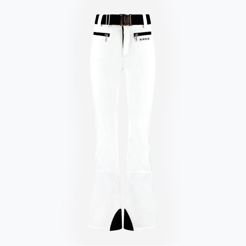 Pantaloni da sci Nikkie Grace da donna, bianco brillante 3