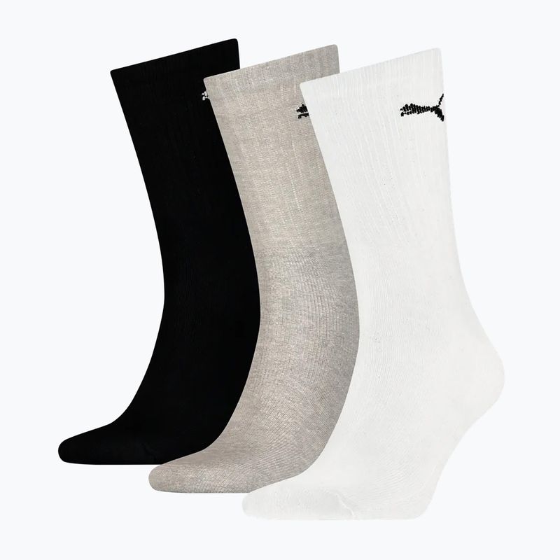 Calzini PUMA Sport Crew Lightweight 3 pairs white/grey/black