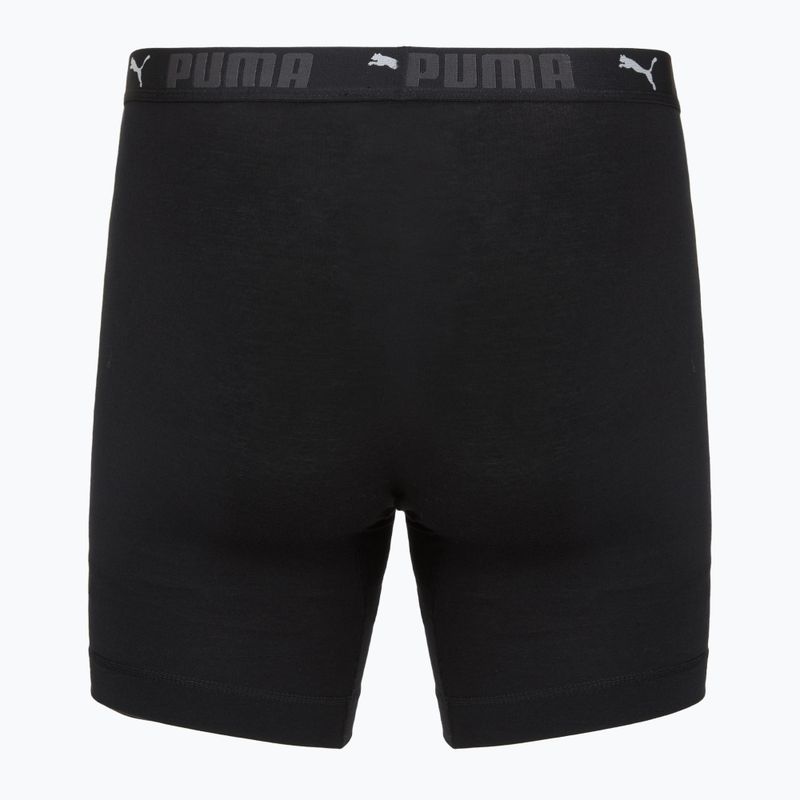 Boxer da uomo Cotton Long 2 pack black 3