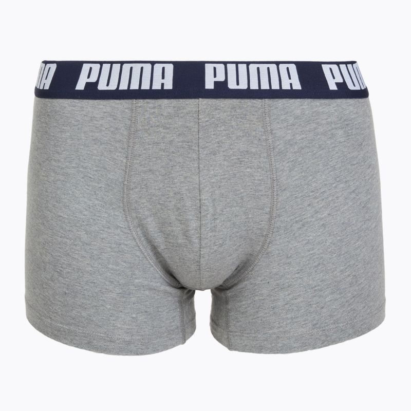 Boxer da uomo PUMA Everyday Basic 2 pairs navy/grey 2