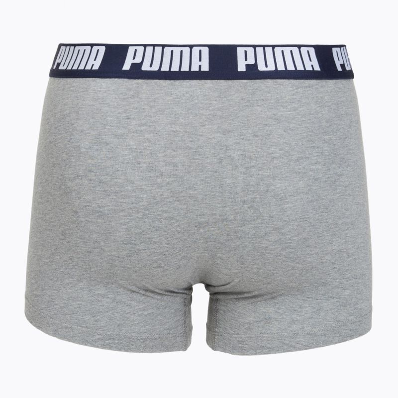 Boxer da uomo PUMA Everyday Basic 2 pairs navy/grey 3