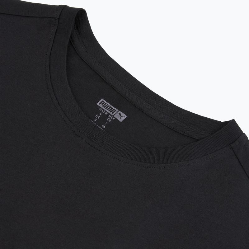 T-shirt da uomo PUMA Basic Crew 2 pack black 3