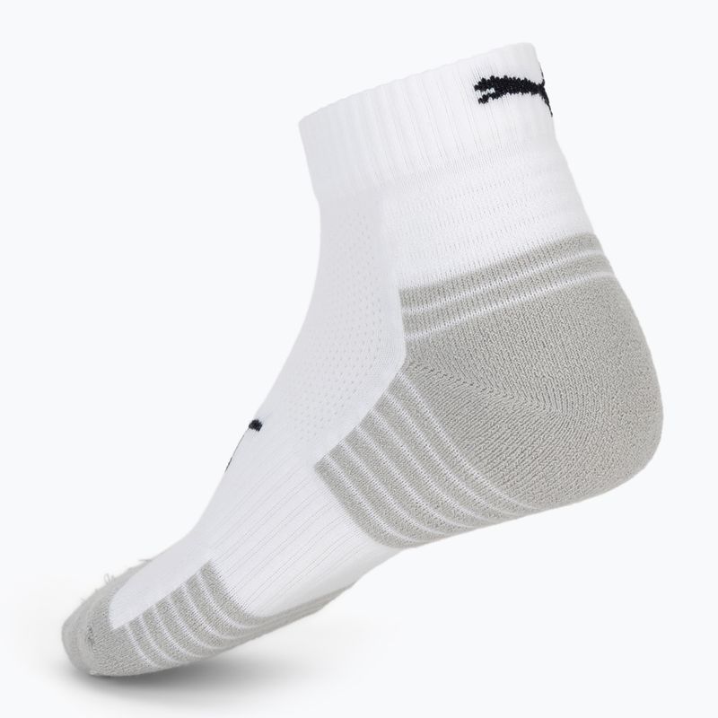 Calzini PUMA Sport Cushioned Quarter 2 pairs white 2