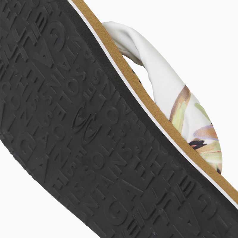 Infradito O'Neill Ditsy Sun Bloom bianco a fiori tropicali da donna 12