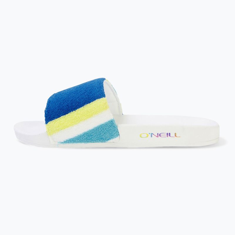 Infradito O'Neill Brights Slides da donna con strisce di asciugamano blu 10