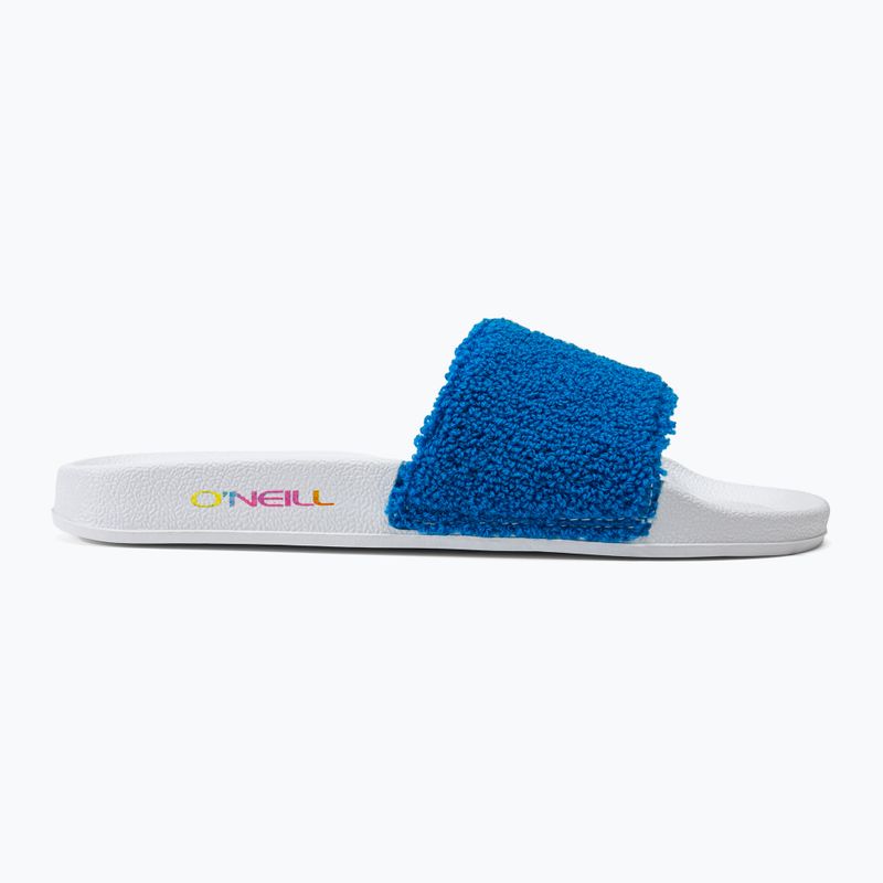 Infradito O'Neill Brights Slides da donna con strisce di asciugamano blu 2