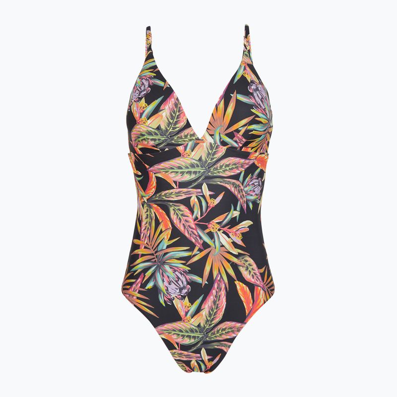 Costume da bagno intero donna O'Neill Sunset nero fiore tropicale