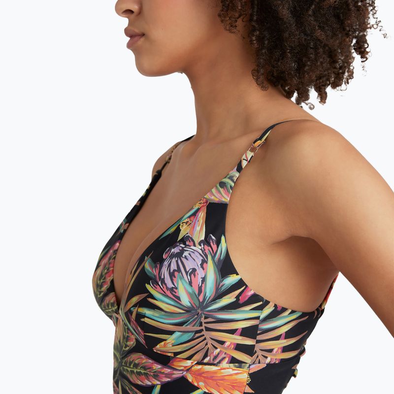 Costume da bagno intero donna O'Neill Sunset nero fiore tropicale 5