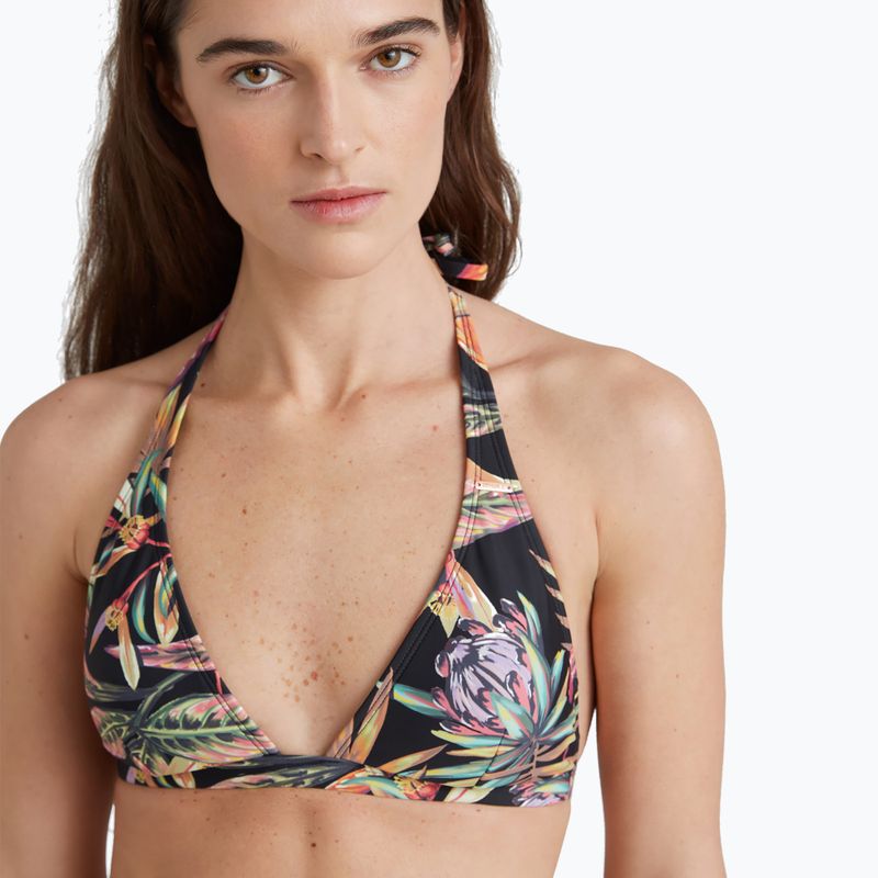 Costume da bagno a due pezzi da donna O'Neill Marga Rita Bikini nero fiore tropicale 5