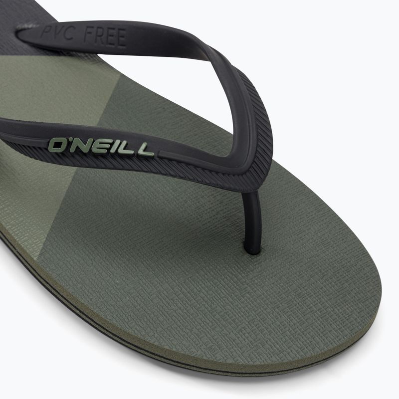 Infradito da uomo O'Neill Profile Color Block verde lichene profondo 7
