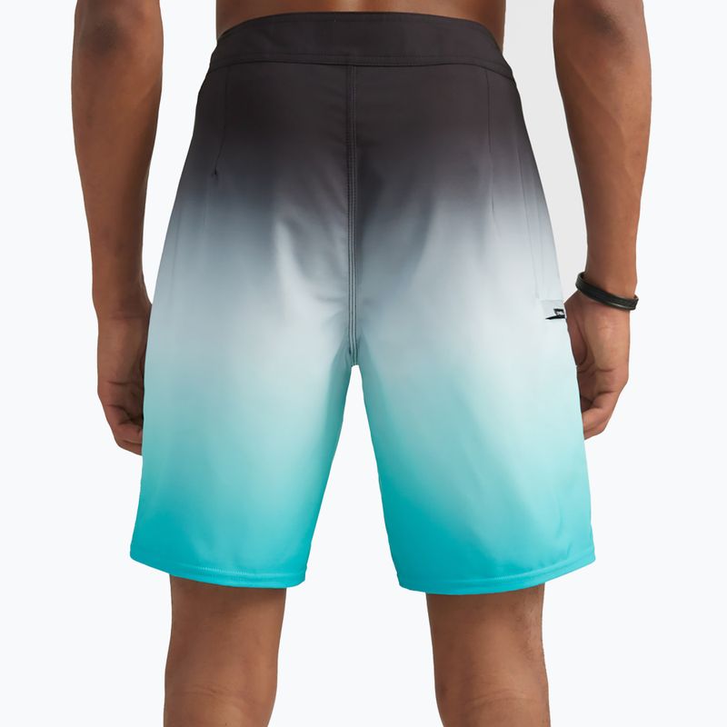 Pantaloncini da bagno O'Neill Heat Fade da uomo 19'' nero out 5
