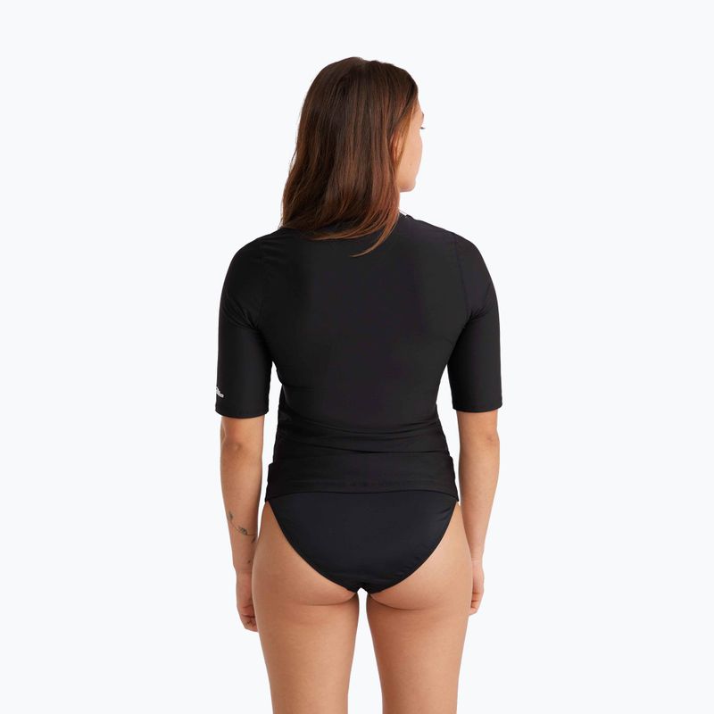 Maglietta da bagno donna O'Neill Essentials Bidart Skin nero out 2