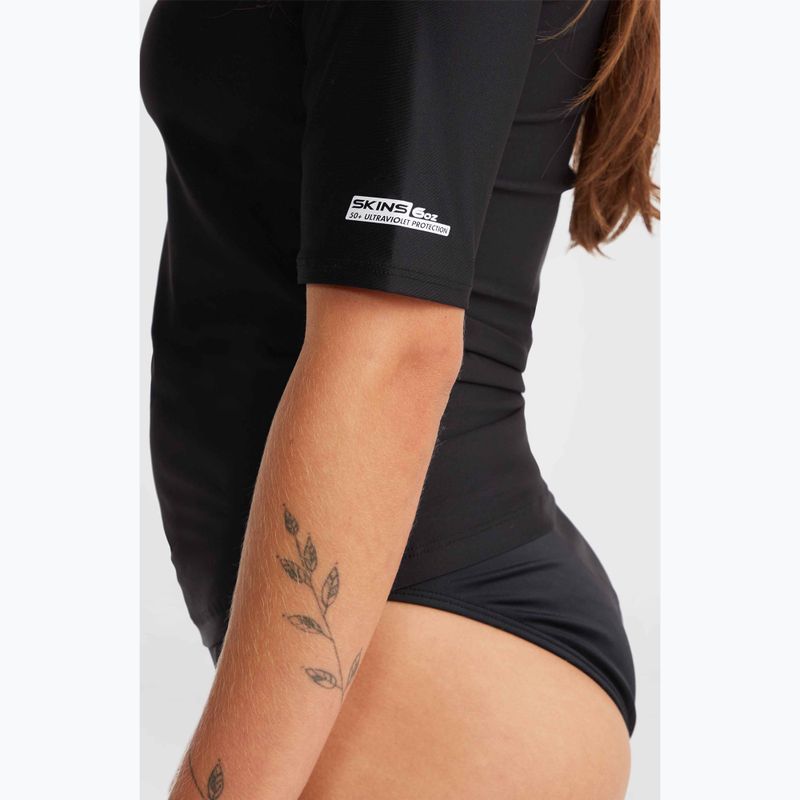 Maglietta da bagno donna O'Neill Essentials Bidart Skin nero out 3
