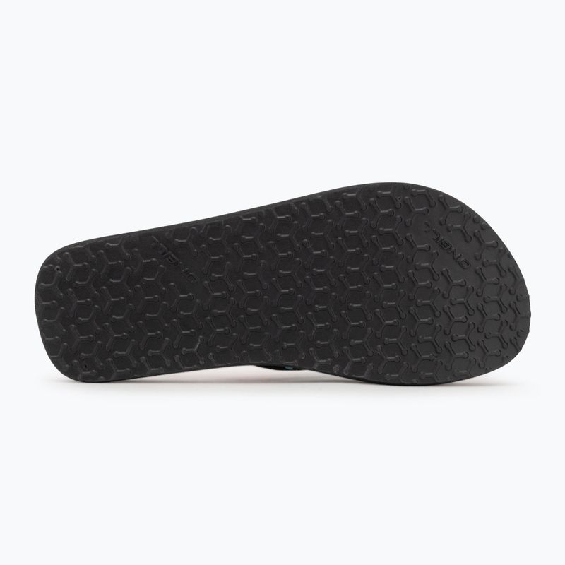 Infradito per bambini O'Neill Ditsy Sun nero/blu bluemchen 4