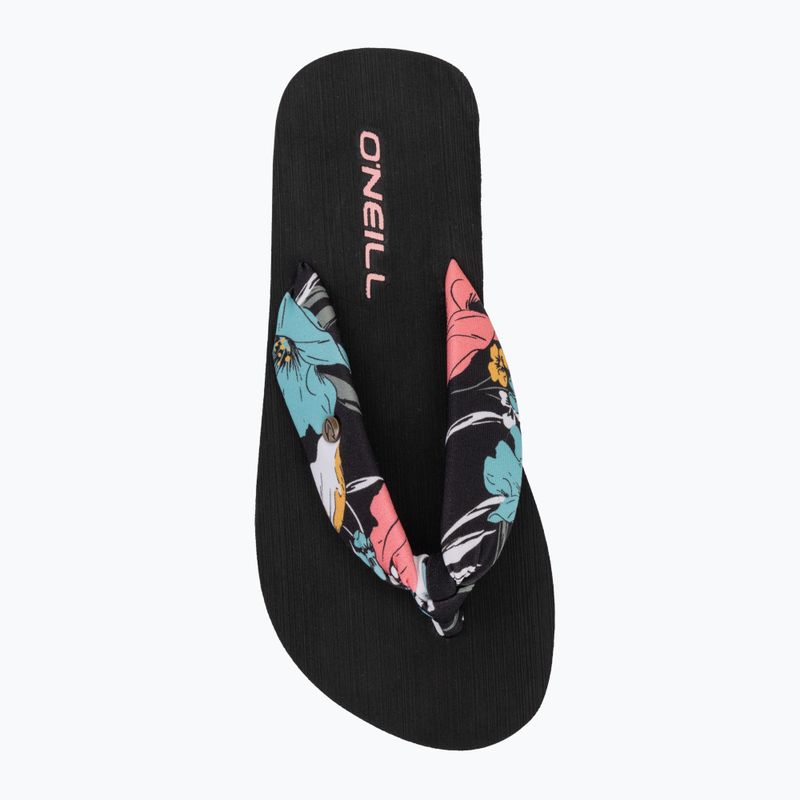 Infradito per bambini O'Neill Ditsy Sun nero/blu bluemchen 5