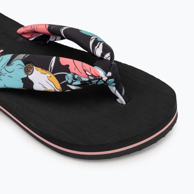 Infradito per bambini O'Neill Ditsy Sun nero/blu bluemchen 7
