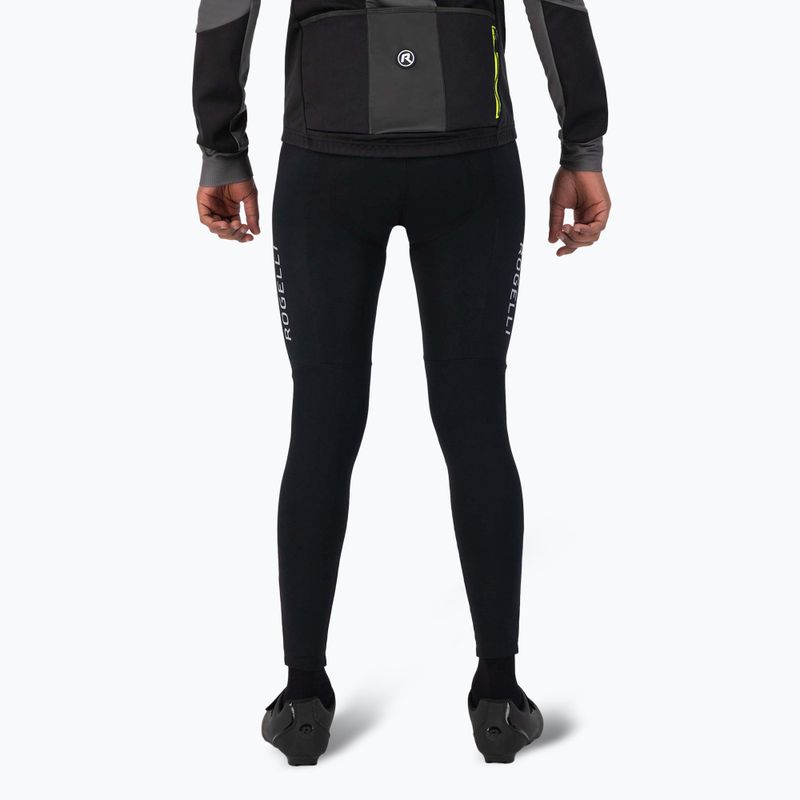 Pantaloni da ciclismo da uomo Rogelli Essential nero 3