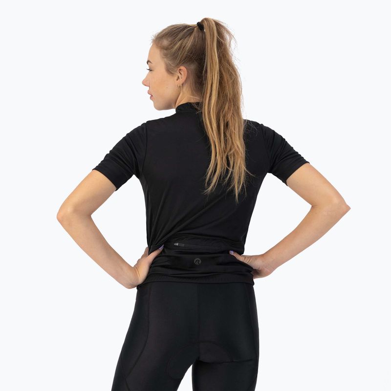 Maglia ciclismo donna Rogelli Core nero 2