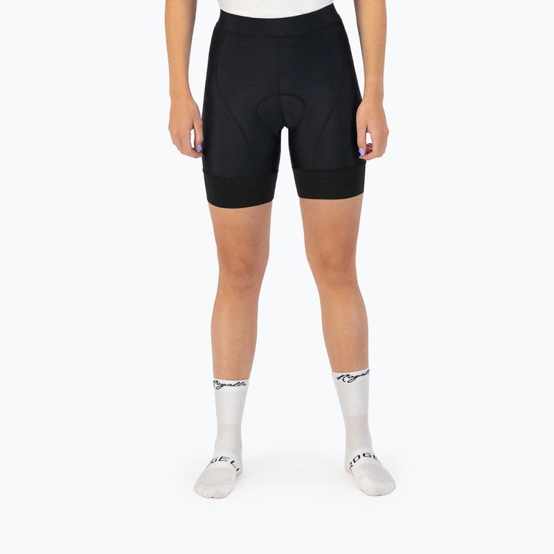 Pantaloncini da ciclismo Rogelli Essential II da donna, nero