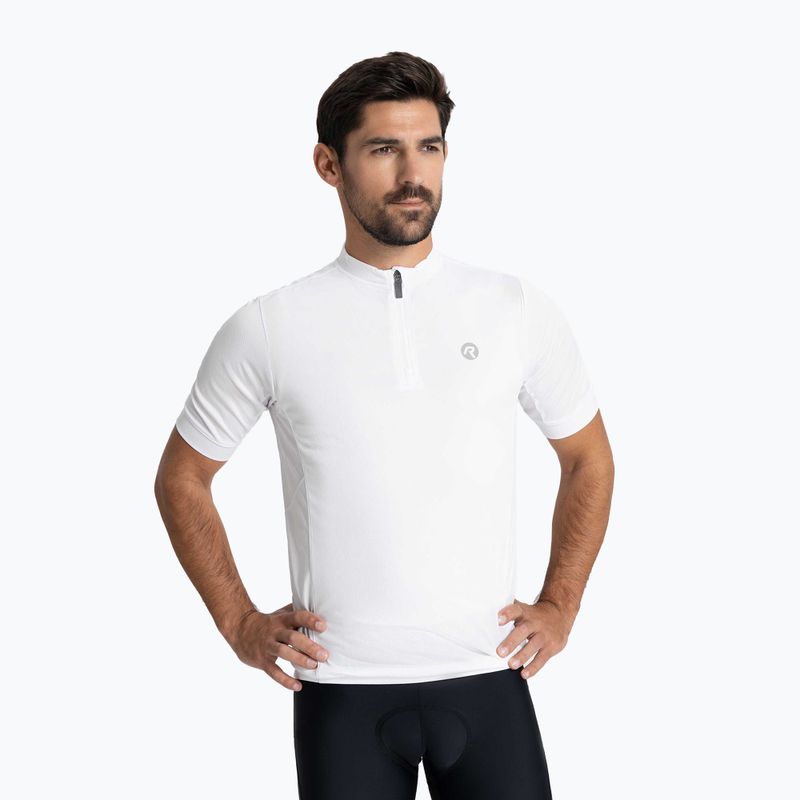 Maglia ciclismo uomo Rogelli Core bianco