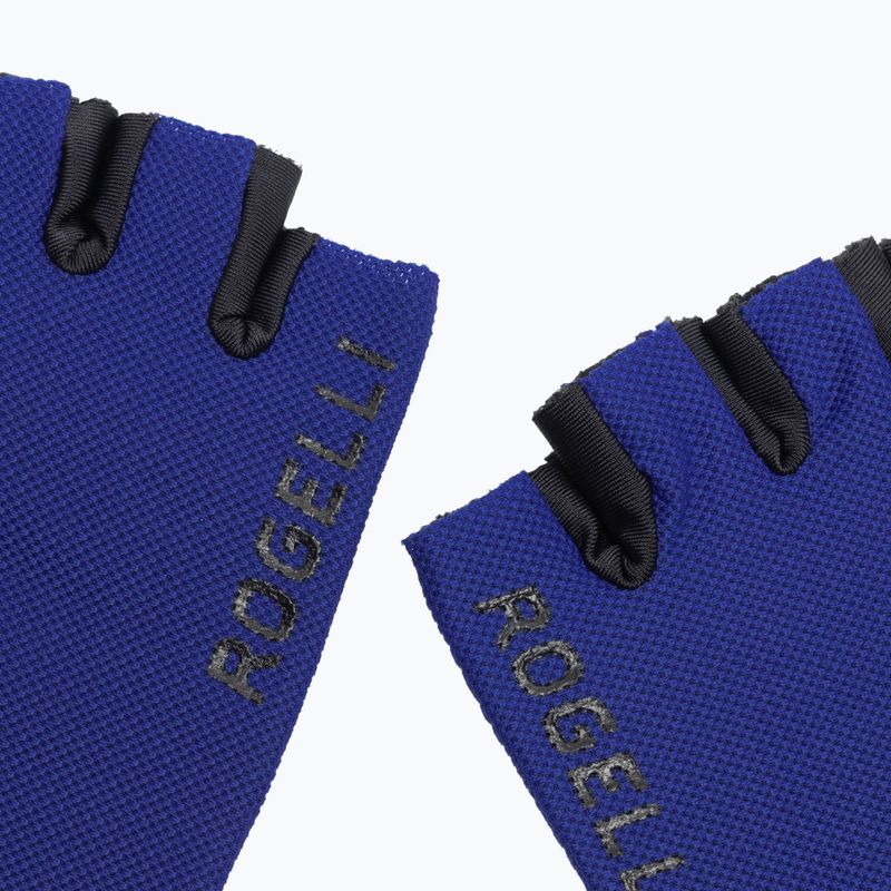 Guanti da ciclismo Rogelli Core blu da uomo 4