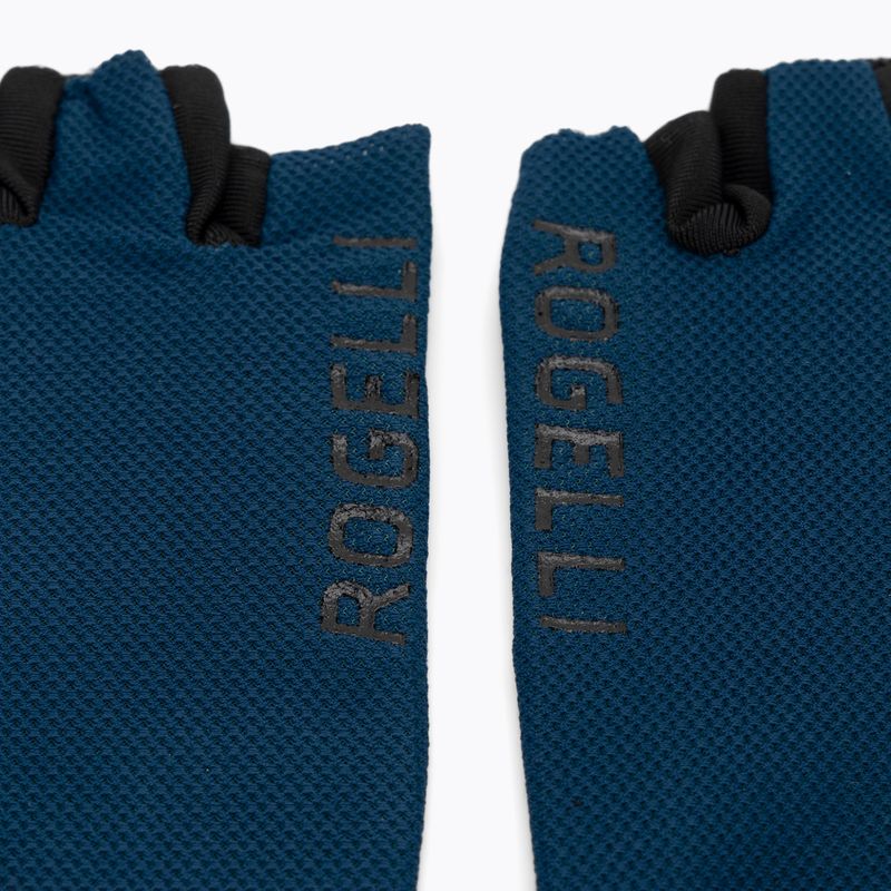 Guanti da ciclismo da uomo Rogelli Core navy 4