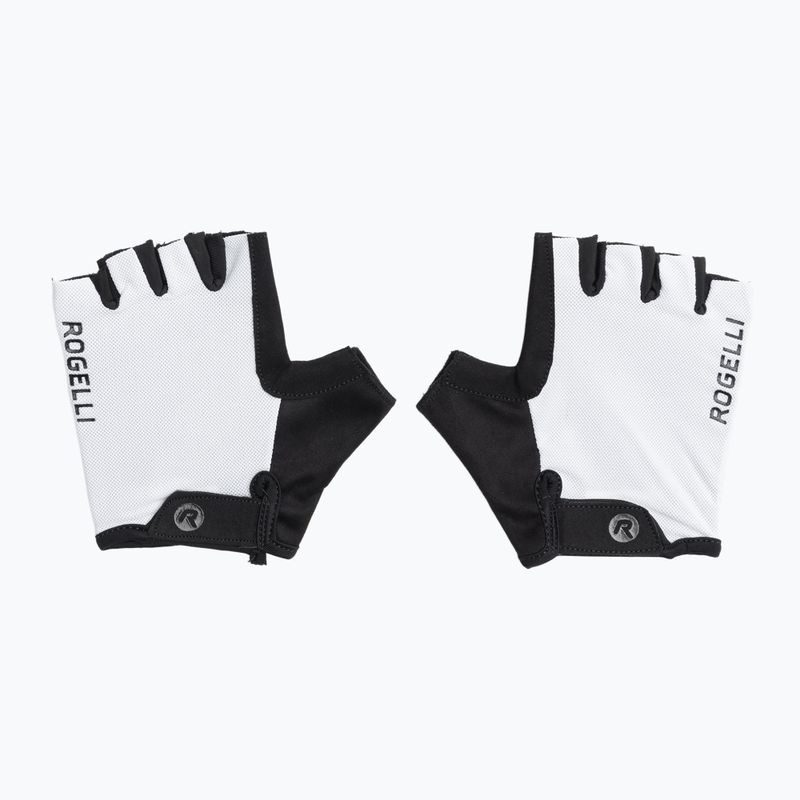 Guanti da ciclismo Rogelli Core bianchi da uomo 2