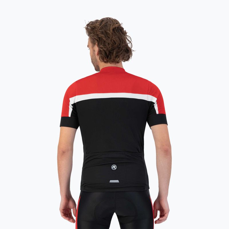 Rogelli maglia ciclismo uomo Course nero/rosso/bianco 2
