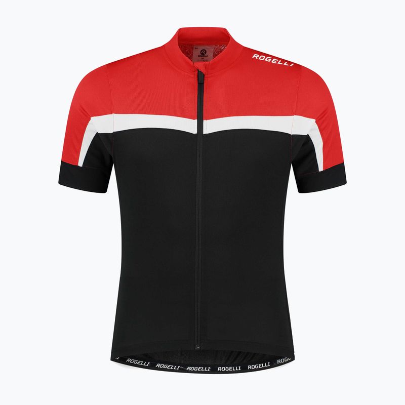 Rogelli maglia ciclismo uomo Course nero/rosso/bianco 3