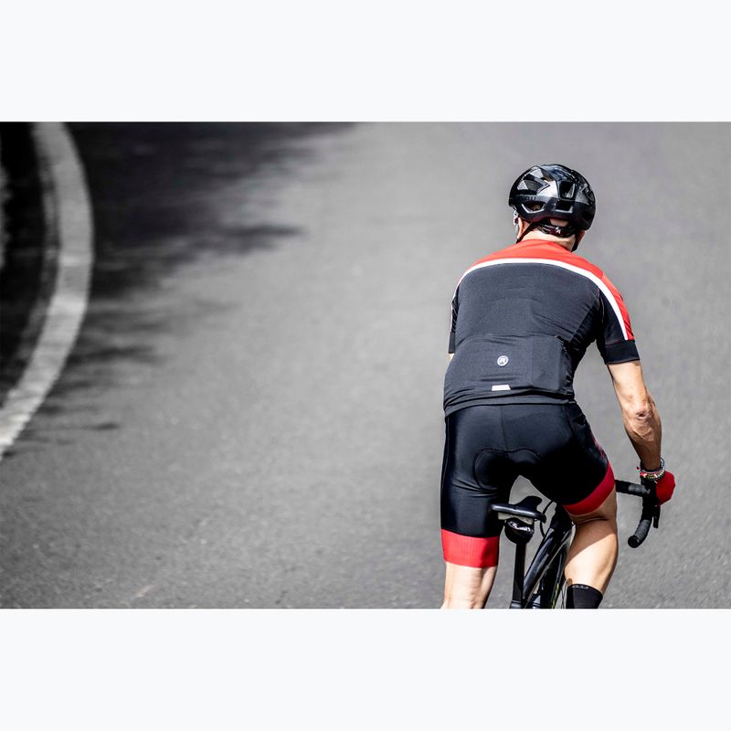 Rogelli maglia ciclismo uomo Course nero/rosso/bianco 8