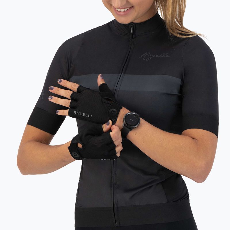 Guanti da ciclismo da donna Rogelli Core W nero 6