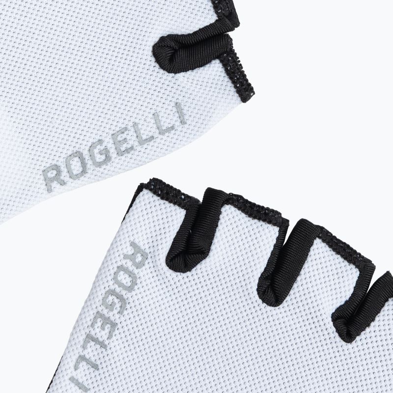 Guanti da ciclismo da donna Rogelli Core W bianco 4