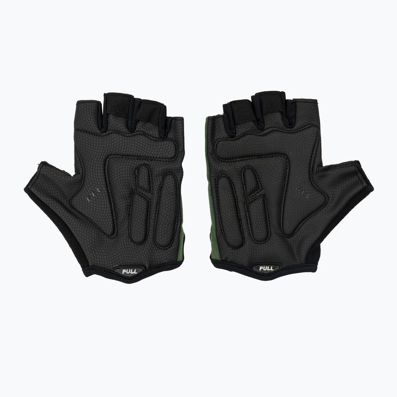 Guanti da ciclismo da uomo Rogelli Essential nero/verde 3