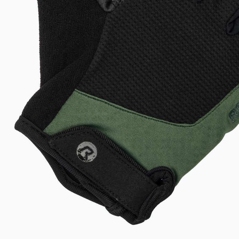 Guanti da ciclismo da uomo Rogelli Essential nero/verde 4