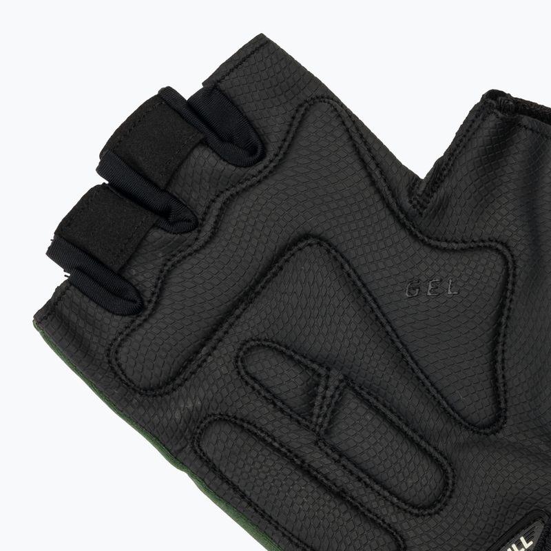 Guanti da ciclismo da uomo Rogelli Essential nero/verde 6