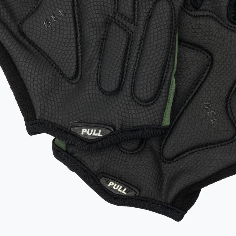 Guanti da ciclismo da uomo Rogelli Essential nero/verde 7