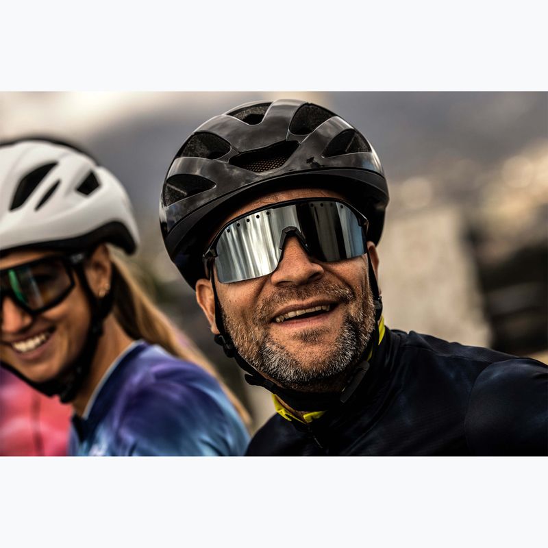 Occhiali da sole Rogelli Ventro Polarized black/smoke platinum revo 5