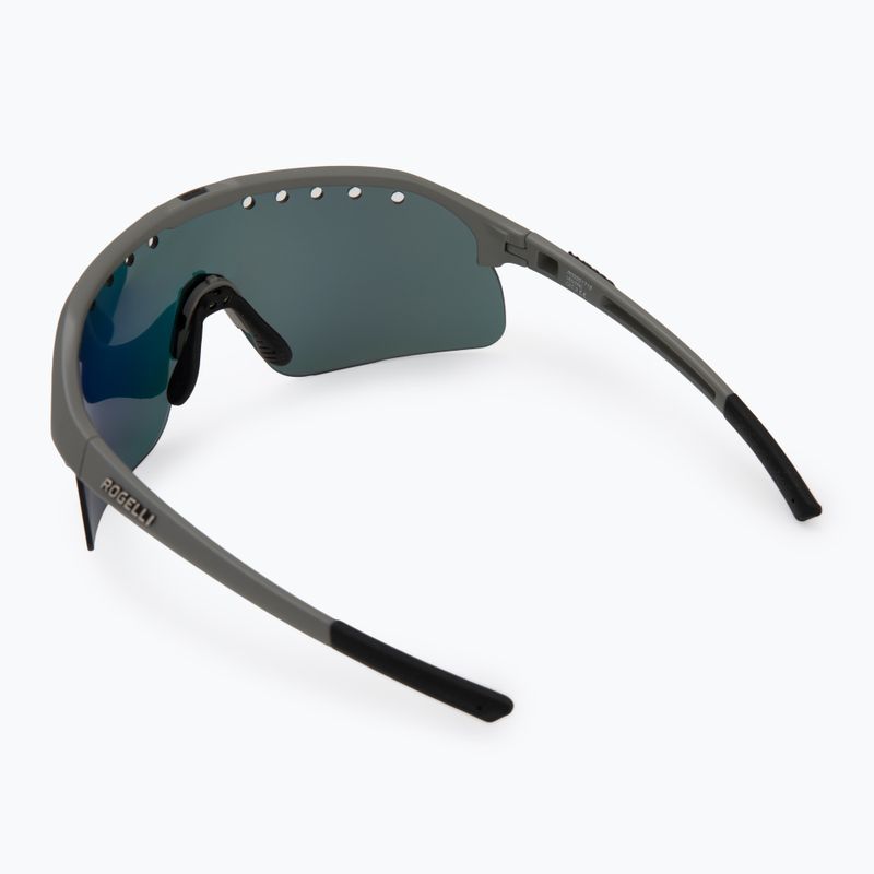 Occhiali da sole Rogelli Ventro Polarized grigio/bordeaux/rosso revo 3