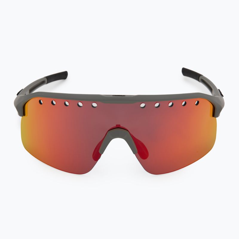 Occhiali da sole Rogelli Ventro Polarized grigio/bordeaux/rosso revo 4