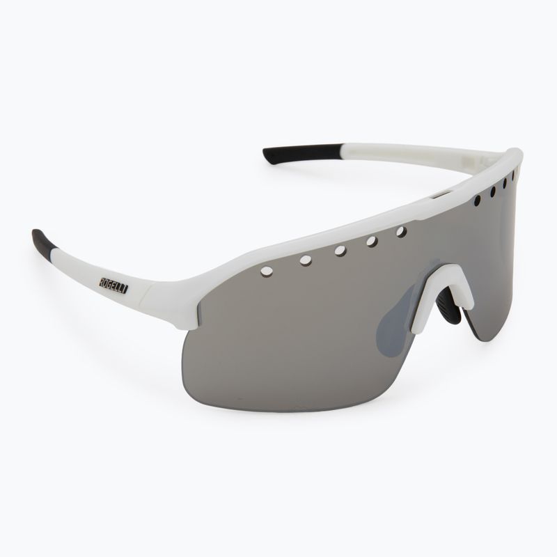 Occhiali da sole Rogelli Ventro Polarized white/taupe/brown platinum revo 2